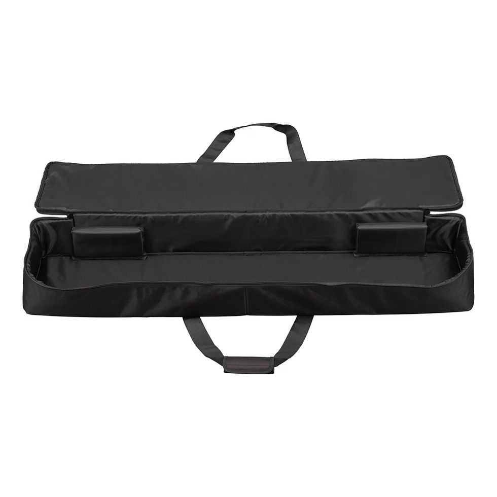 Image of Yamaha SC-KB851 Softcase for Digital Pianos open view with inside supports