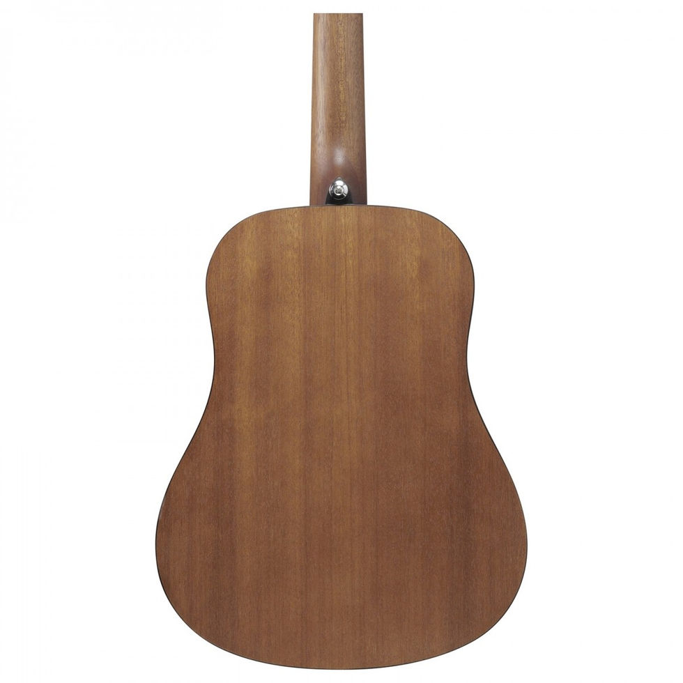 Image of Ibanez V44MINI 3/4 Acoustic - Open Pore Natural back view of body only