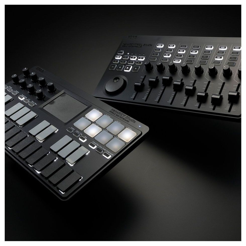 Image of Korg nanoKEY Studio MIDI Controller Keyboard and Korg nano KONTROL Studio MIDI Controller