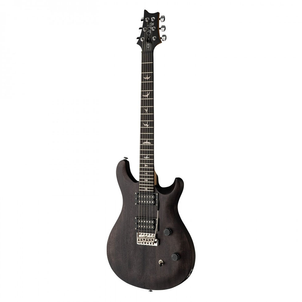 Image of PRS SE CE24 Standard Electric Guitar - Satin Charcoal front view with slight angle