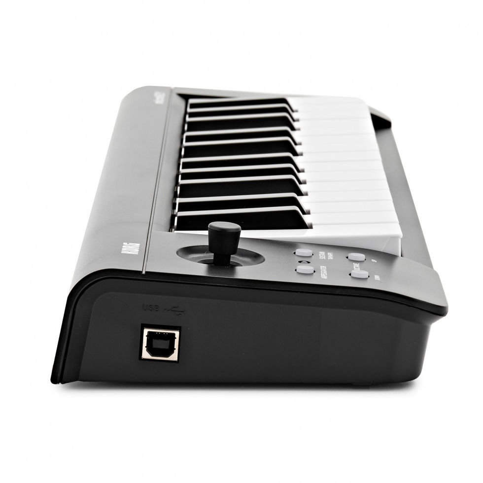 Image of Korg microKEY 25 Key USB MIDI Keyboard side view