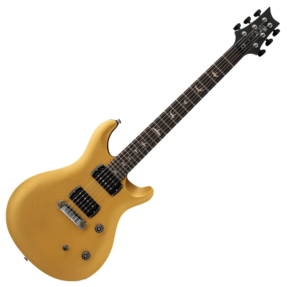 Image of PRS SE CE24 Standard Stoptail Electric Guitar – Metallic Gold (2026) front view at 45 degrees