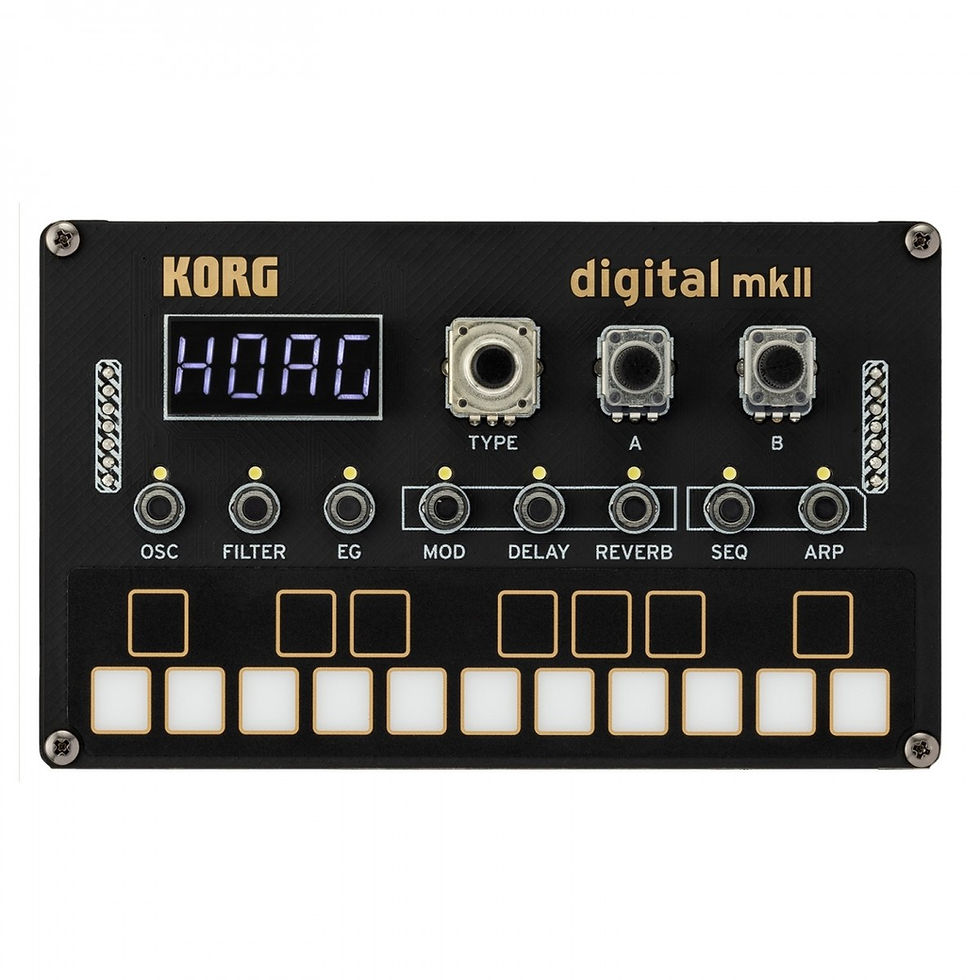 Image of Korg NTS-1 Digital MKII Synth top view