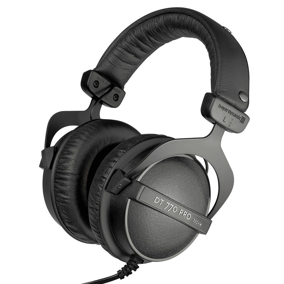 Image of Beyerdynamic DT 770 Pro Headphones - 32 Ohm front right angled view