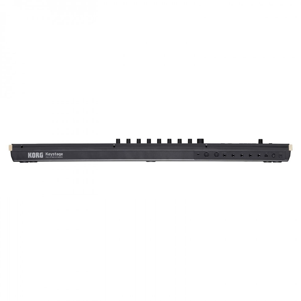 Image of Korg Keystage 61 Polytouch MIDI Keyboard back view