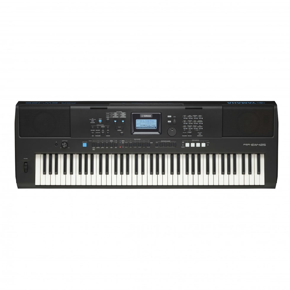 Image of Yamaha PSR EW425 Digital Keyboard top view