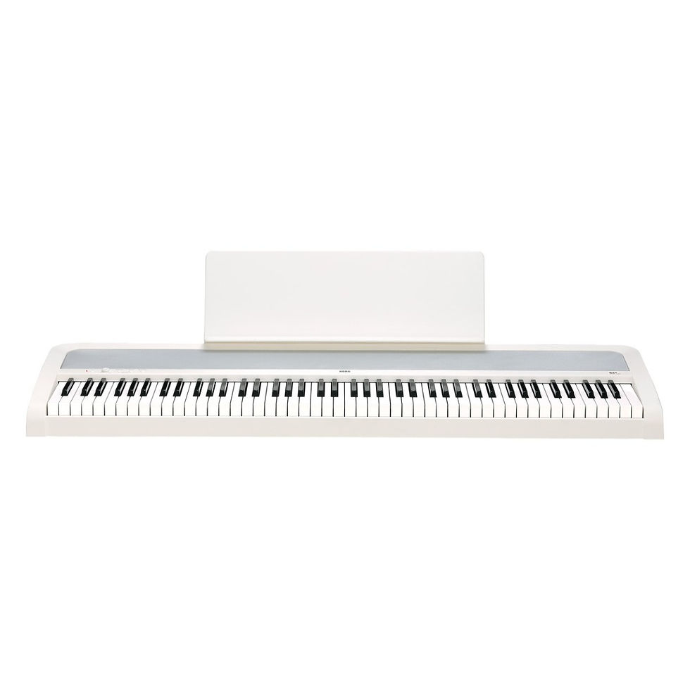 Image of Korg B2+ Digital Piano - White front top view