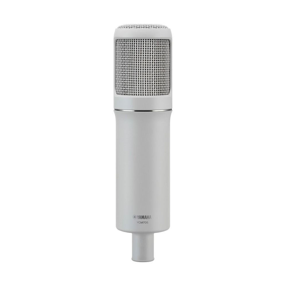 Image of Yamaha YCM705 Large Diaphragm Condenser Microphone - White back view