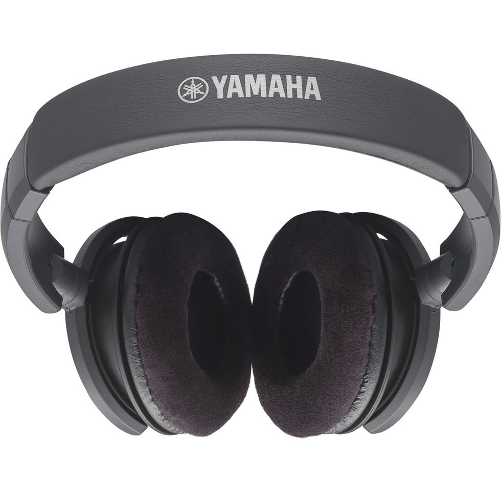 Image of a pair of Yamaha HPH-150 Open-Ear Headphones - Black top view