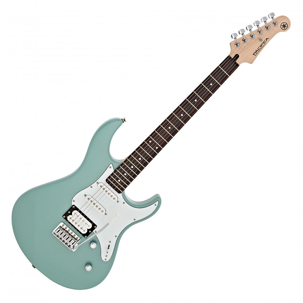 Image of a Yamaha Pacifica 112V II Electric Guitar - Sonic Blue front view at 45 degrees