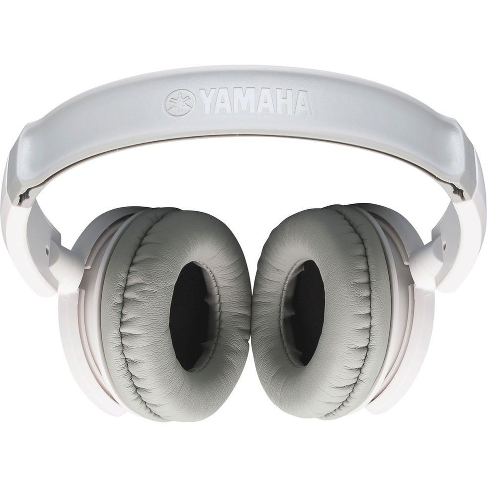 Image of Yamaha HPH-100 Headphones - White top view