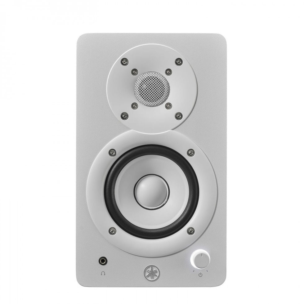 Image of active Yamaha HS3 Studio Monitor front view