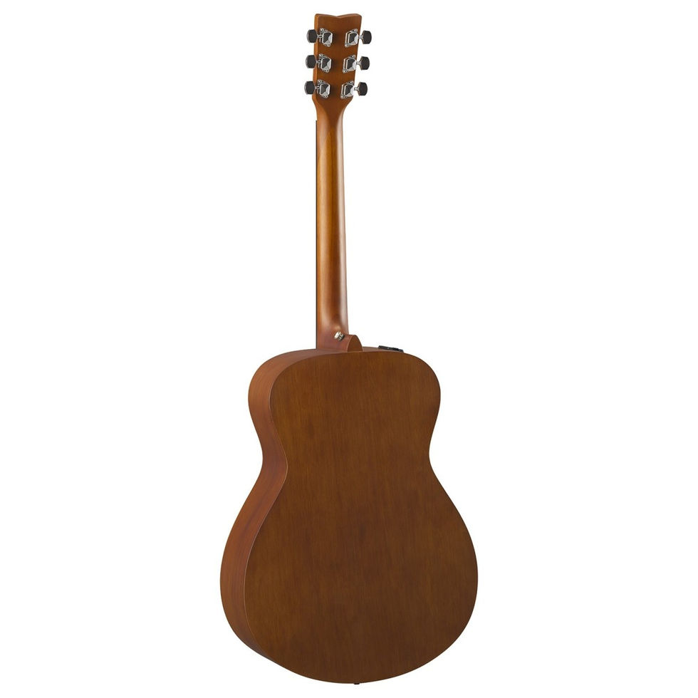 Image of Yamaha FSX400 Concert Electro-Acoustic Guitar – Natural Satin back view
