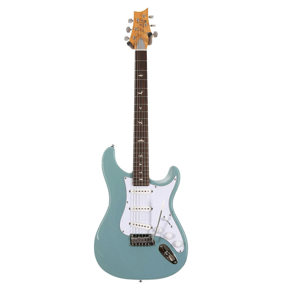 Image of PRS SE Silver Sky Electric Guitar - Stone Blue front view