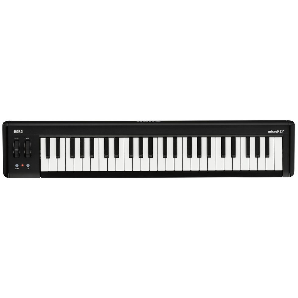 Image of Korg microKEY 2 49 Key USB MIDI Keyboard top view
