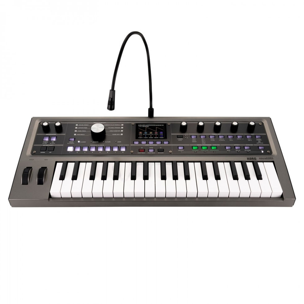 Image of Korg microKORG 2 Synth front angled top view