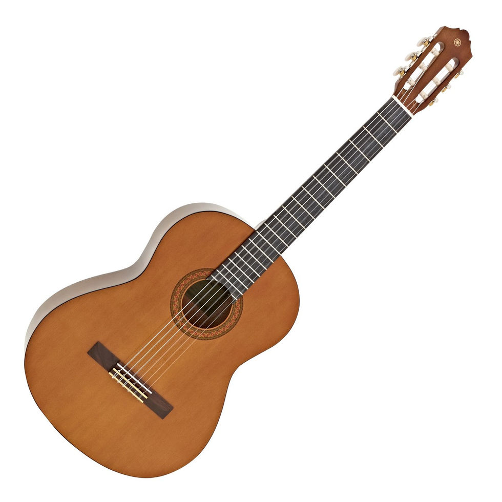 Image of Yamaha C40II Classical Guitar Standard Pack - Natural front view at 45 degrees