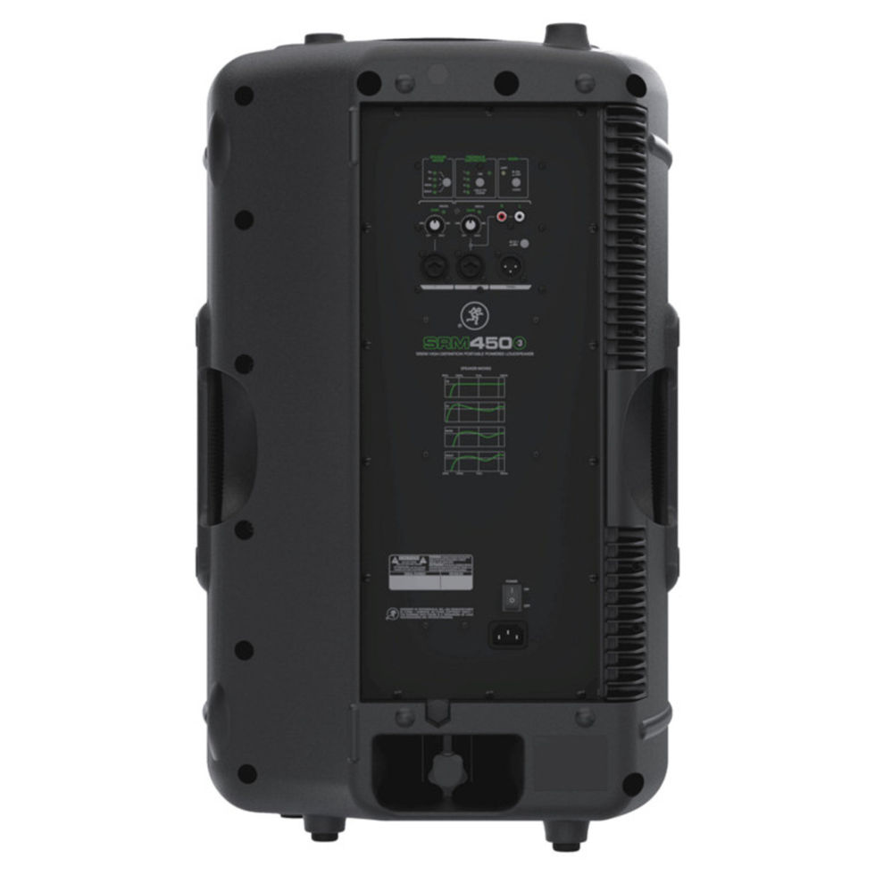 Image of Mackie SRM450 V3 12" High Definition Active PA Speaker back view