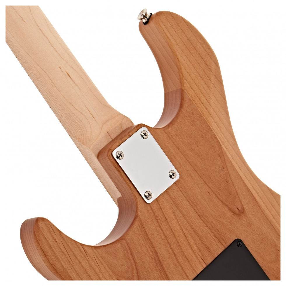 Image of Yamaha Pacifica 112VM II Electric Guitar - Yellow Natural Satin back view body detail