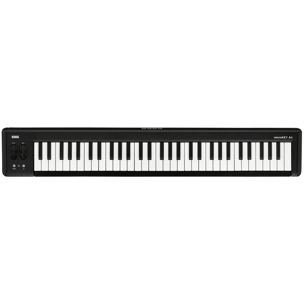 Image of Korg microKEY-2 AIR 61-Key Bluetooth MIDI Keyboard top view
