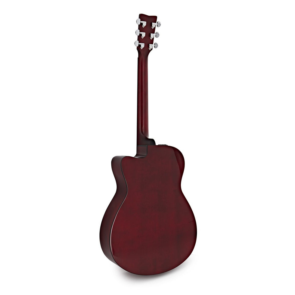 Image of Yamaha FSX800C II Electro Acoustic - Ruby Red back view