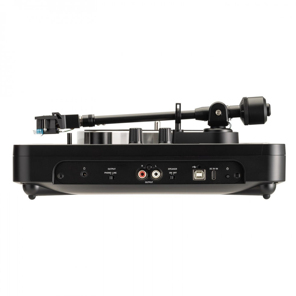 Image of Korg Handytraxx Tube Turntable back view