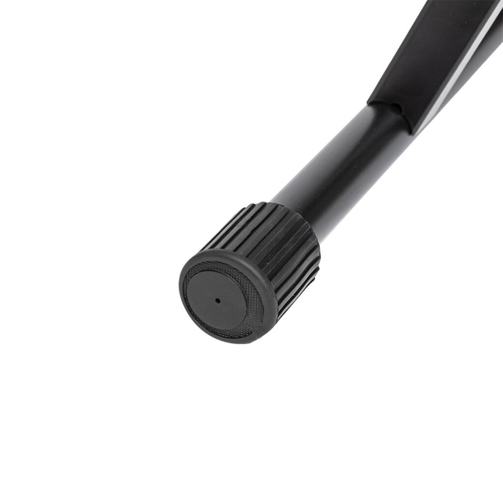 Image of Stagg KXSQ5 Double Braced Keyboard Stand front angled view of bottom support