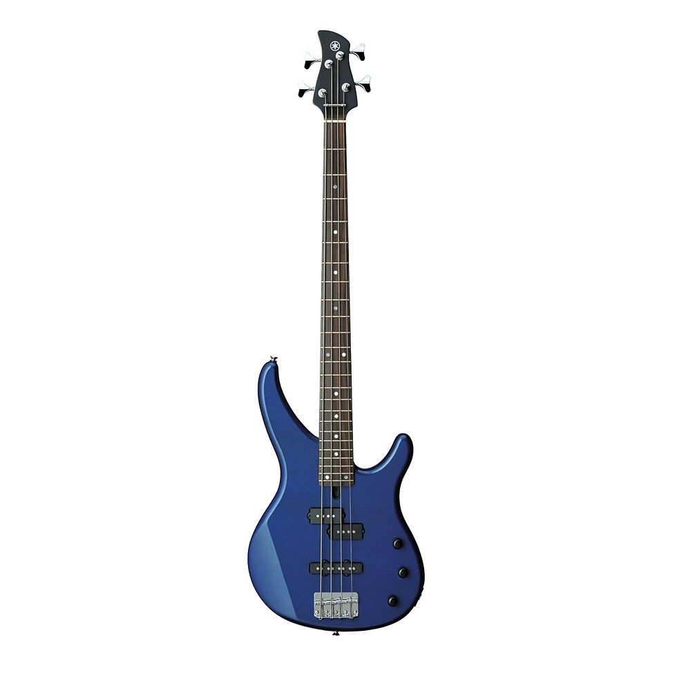 Image of Yamaha TRBX174 Bass Guitar - Dark Blue Metallic front view