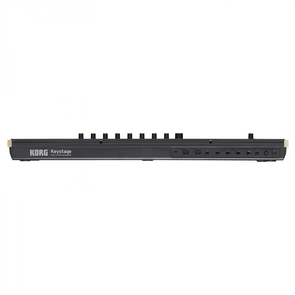 Image of Korg Keystage 49 Polytouch MIDI Keyboard back view