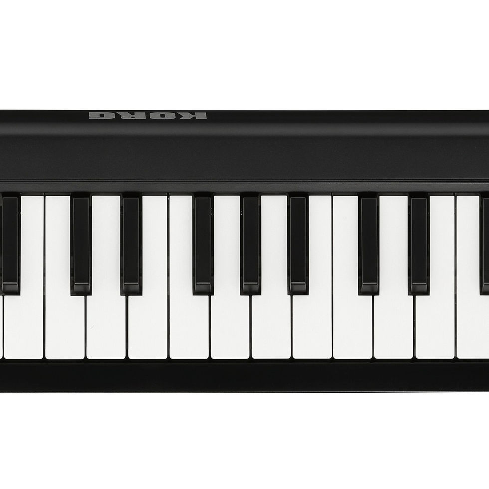 Image of Korg microKEY 2 37 Key USB MIDI Keyboard top middle view