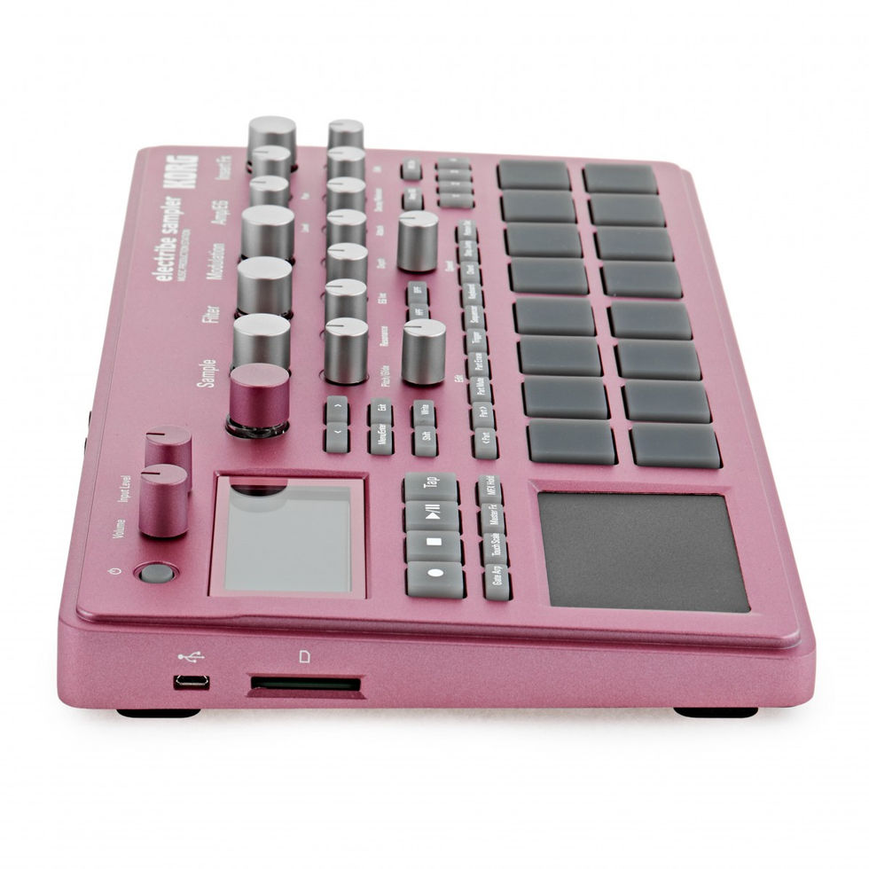 Image of Korg Electribe ESX2-RD Sampler Music Production Station side view