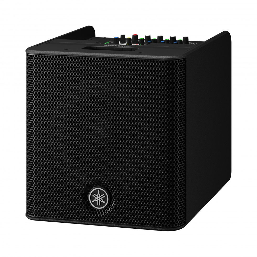 Image of Yamaha Stagepas 200BTR Battery-Powered Portable PA System front view slight left angle