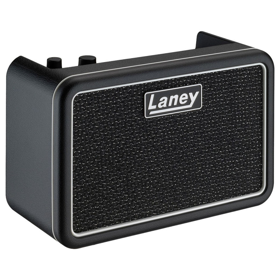 Image of Laney PRISM Mini Stereo Guitar Amp front view at right angle