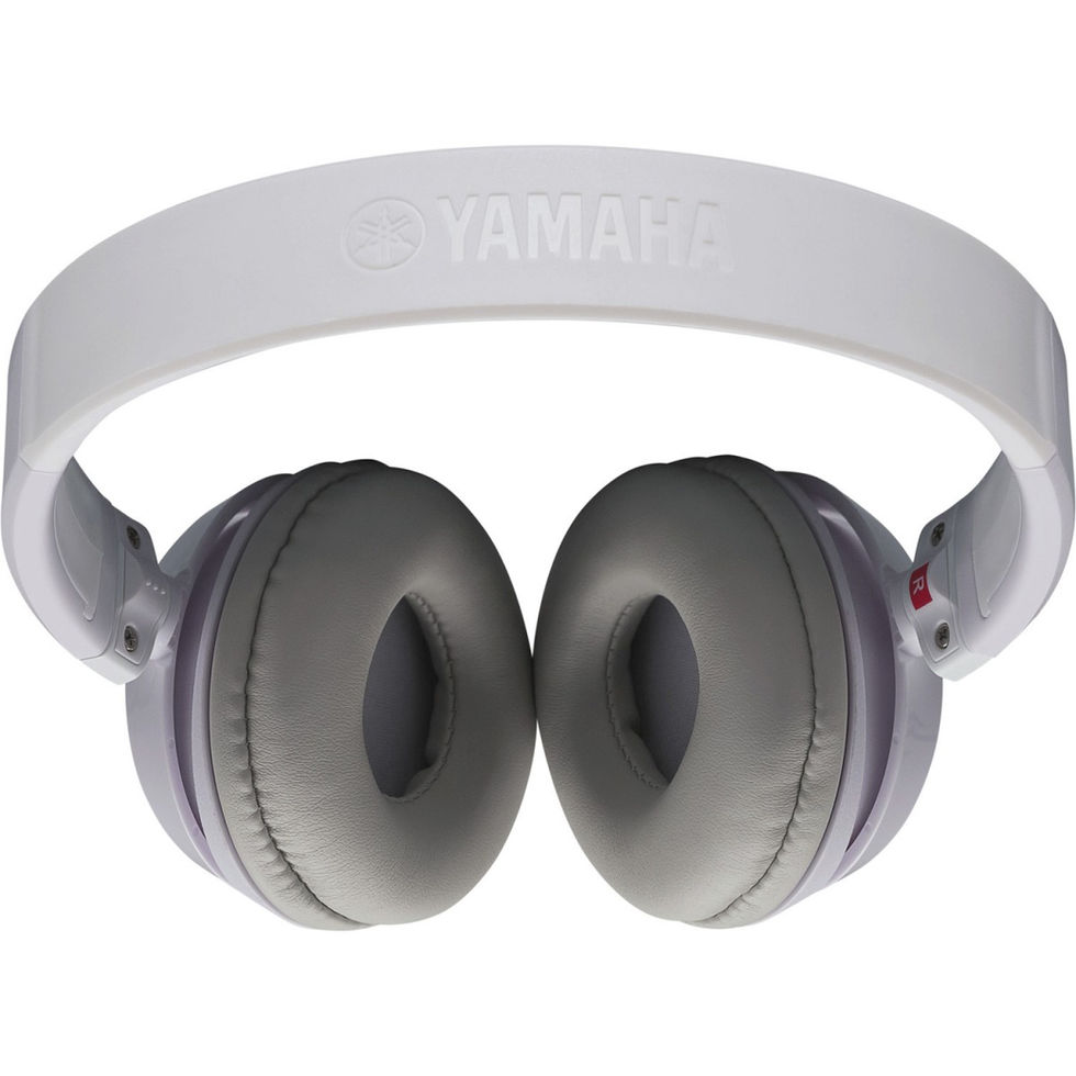 Image of Yamaha HPH-50 Headphones - White top view