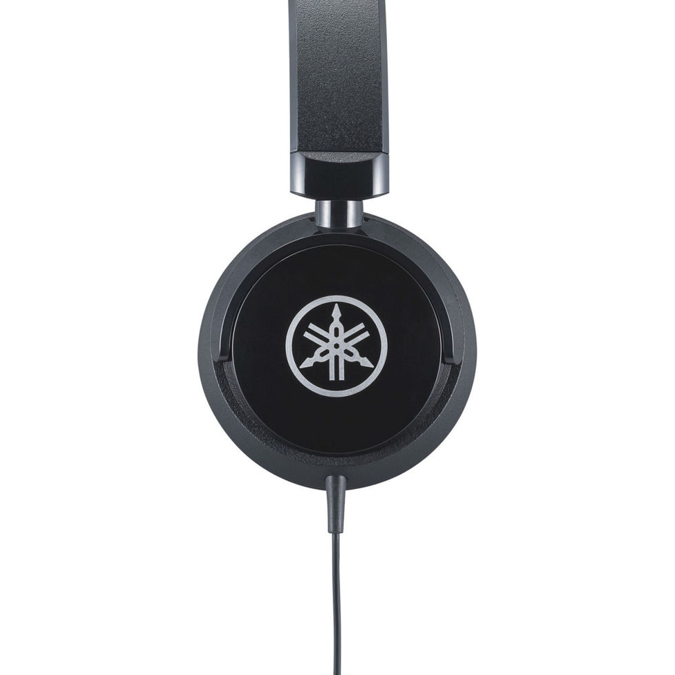Image of Yamaha HPH-50 Headphones - Black side view
