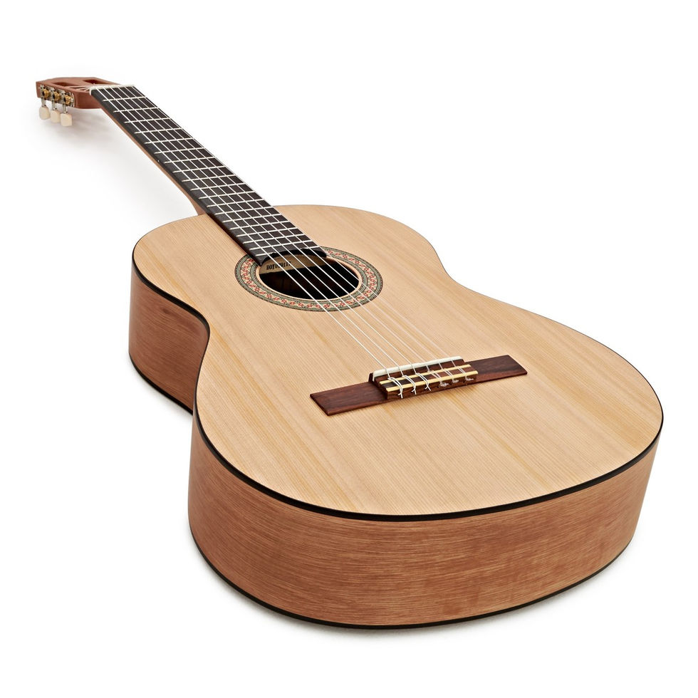 Image of Yamaha C40 MII Classical Guitar - Matte Natural top angled front view