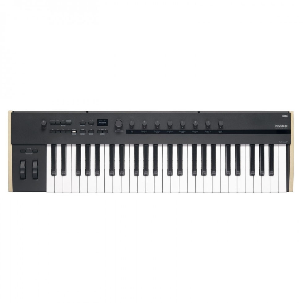 Image of Korg Keystage 49 Polytouch MIDI Keyboard top view