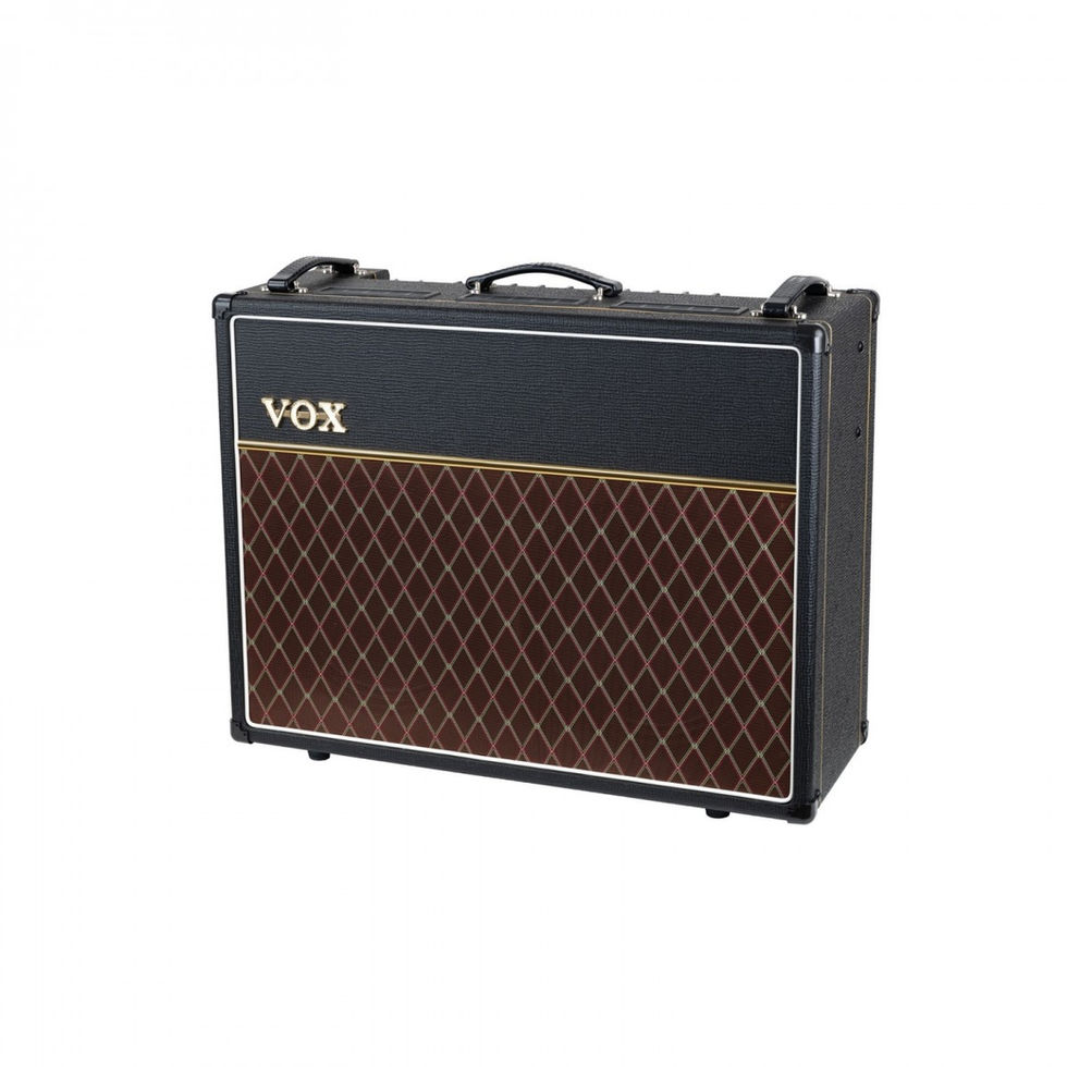 Image of Vox AC30 Custom 2x12 Combo Valve Amp front view at slight right angle
