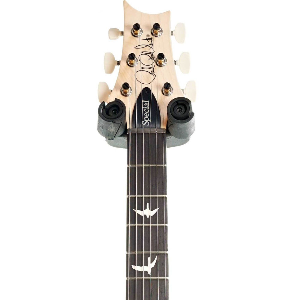 Image of the PRS CE 24 Special Limited Edition Electric Guitar - Faded Blue Smokeburst front view of neck