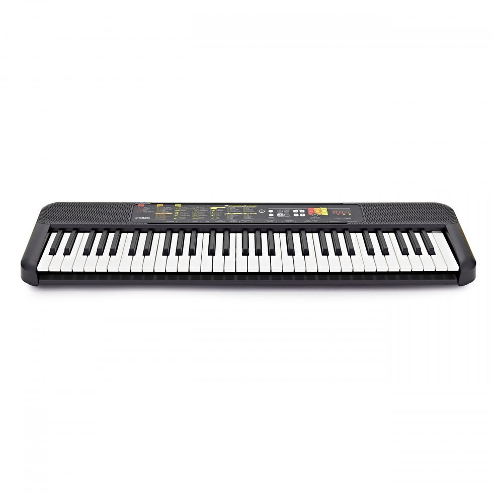 Image of Yamaha PSR F52 Portable Keyboard top front angled view