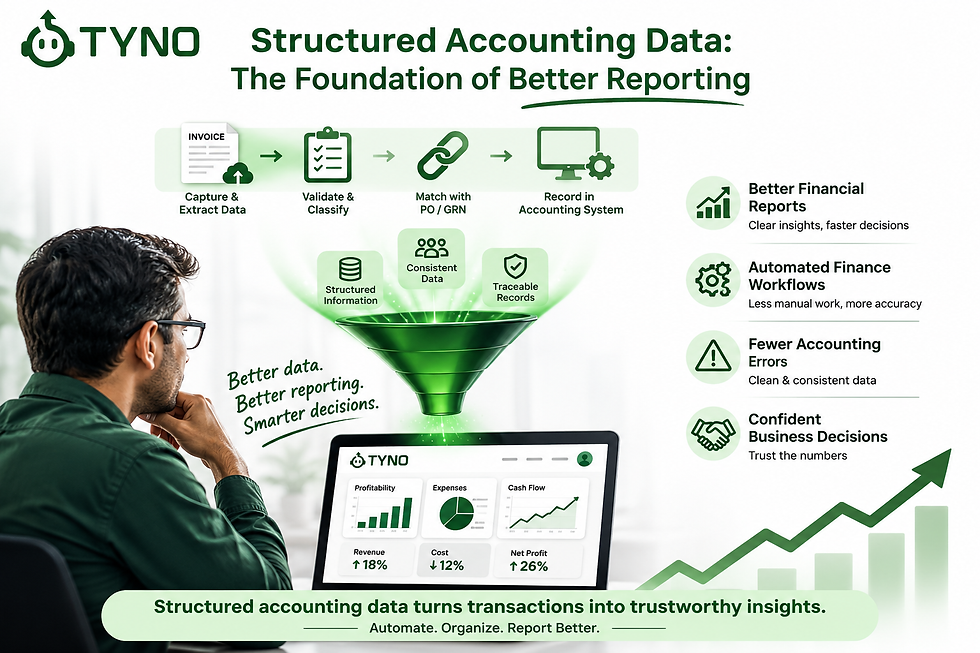 Structured accounting data