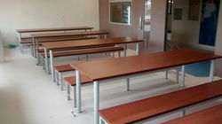 Mesa Refeitorio Banco Solto