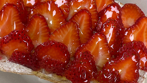Organic Strawberry & Cream Toast
