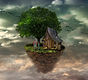 Fliegende Insel