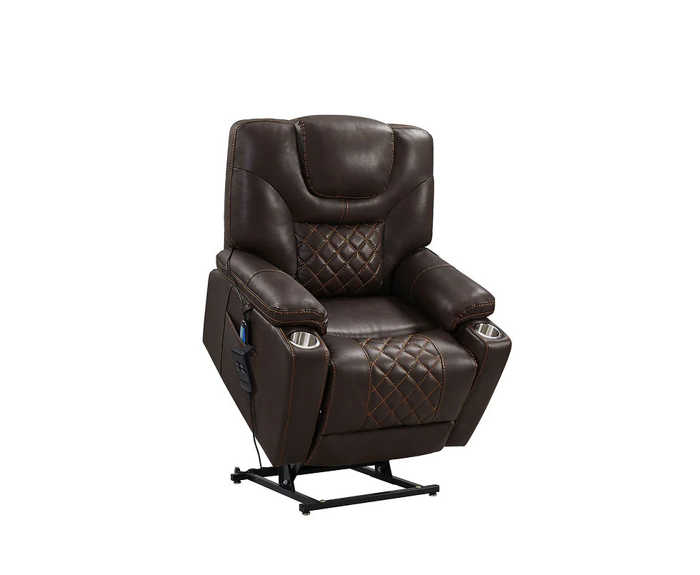 Thumbnail: Massage Lift Chair Brown
