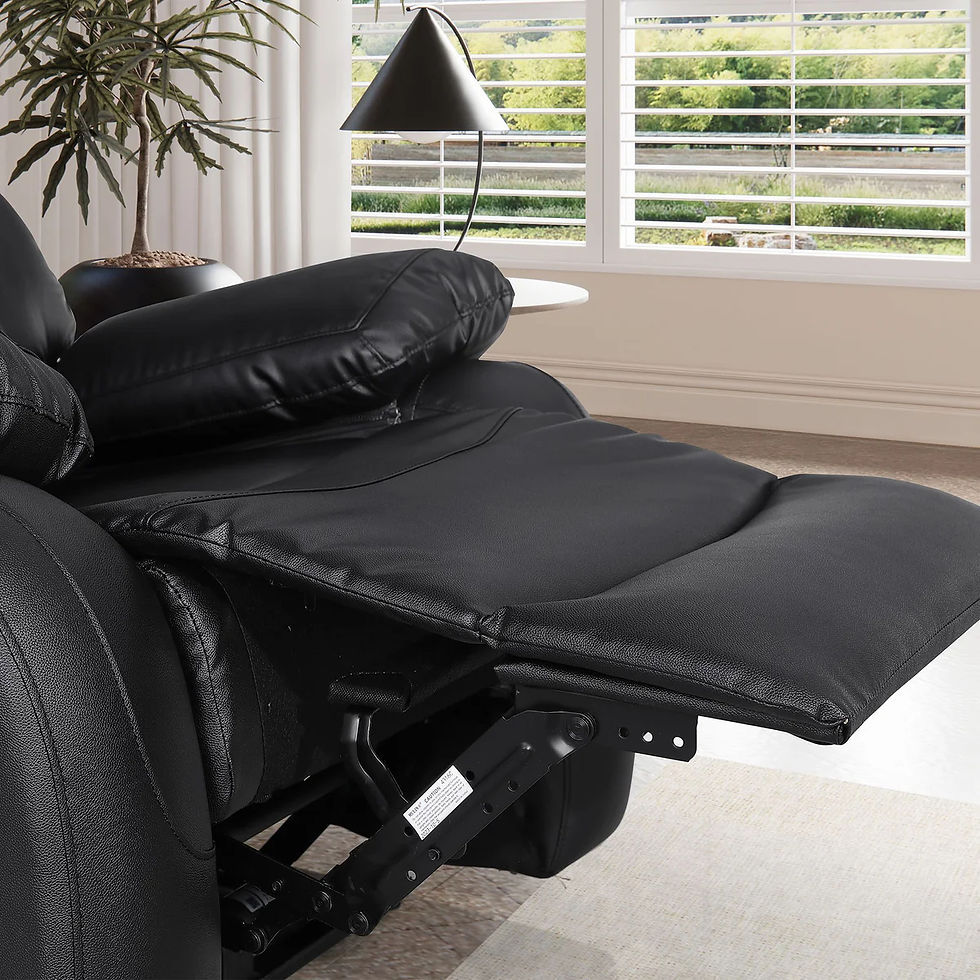 Thumbnail: Power Recliner Sofa & Loveseat MR2041W Black
