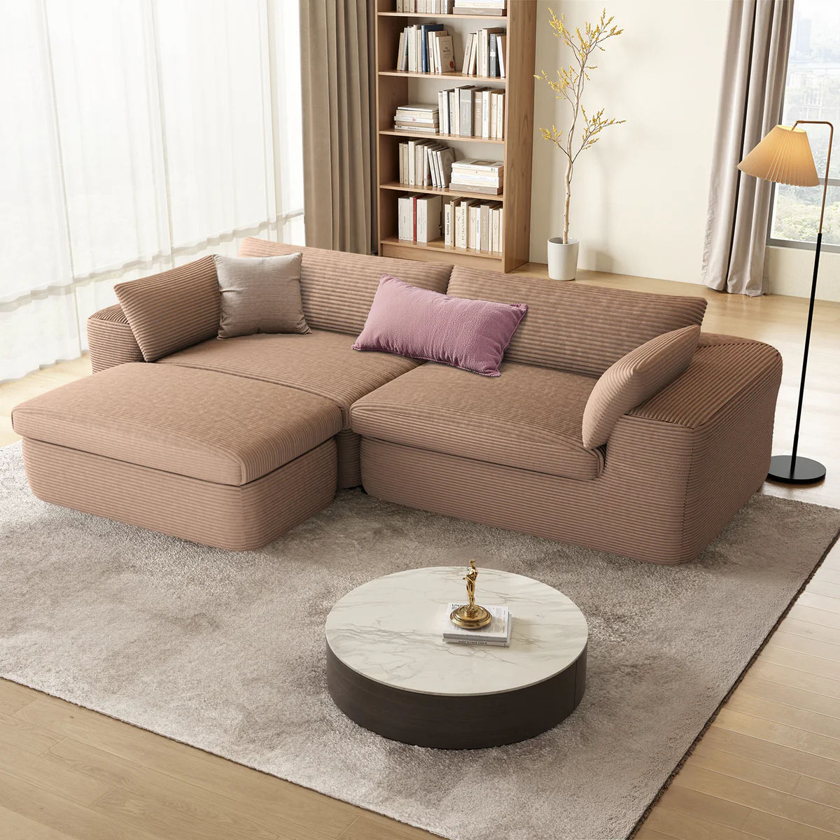 L shape Modular Sectional Sofa, Compressed Sectional Sofa, Compressed Sofa Couch