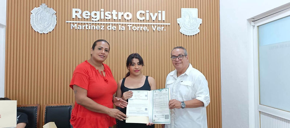 CONCLUYE EXPEDICIÓN DE ACTAS PARA COMPAÑERES TRANS EN MARTÍNEZ DE LA TORRE