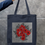 Thumbnail: Red Flora -  Zipered Tote