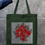 Thumbnail: Red Flora -  Zipered Tote